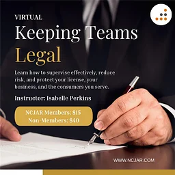 Virtual: Keeping Teams Legal - 2 Ethics Credits