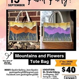 WORKSHOP | GASKIN GALLERY TOTE BAG PARTY