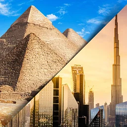 Dubai 🇦🇪 and Egypt 🇪🇬