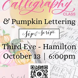 Modern Calligraphy Class @ Hamilton