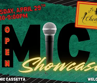 Open Mic Showcase at Chenault Vineyards hosted by Nic Cassetta