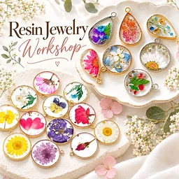 Small Business Saturday Resin Jewelry Workshop