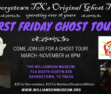 First Friday Ghost Tours August 2026