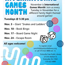 International Games Month Family Nights