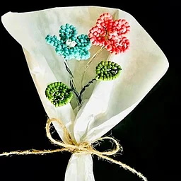 Art & Sip: French Beading Bouquet