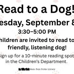 Read to a Dog