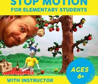 Wednesdays 4/8-29, 4-5:30pm, 4 weeks: Stop Motion for Elementary Students