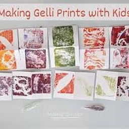 Children's Gelli Printing Class