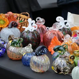 Glass Pumpkin Sale by the Ball State Glass Alliance
