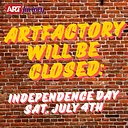 CLOSED FOR 4TH OF JULY