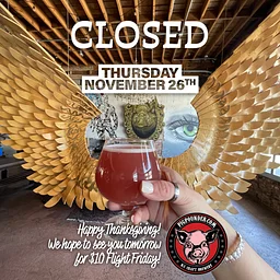 CLOSED FOR THANKSGIVING!