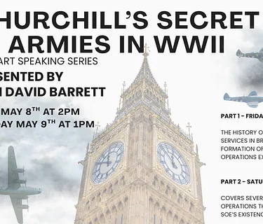 Churchill’s Secret Armies in WWII presented by Historian David Barrett