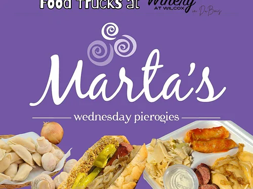 Food Trucks @ The Winery at Wilcox in DuBois: Marta’s Wednesday Pierogies