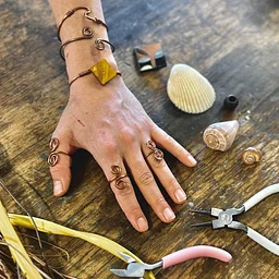 Copper Rings + Bracelets