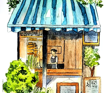 Beautiful Café Scenes