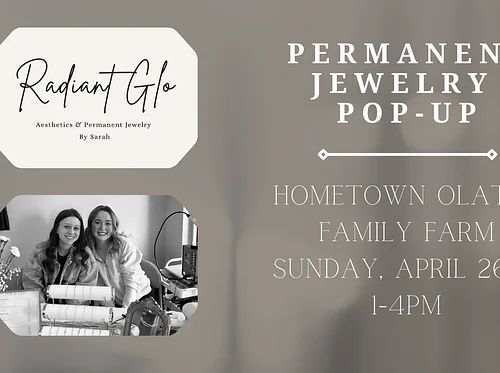 ✨ Radiant Glo Permanent Jewelry Pop-Up!
