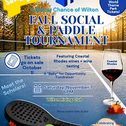 A Better Chance of Wilton Fall Social & Paddle Tournament