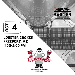 Baxter at Lobster Cooker Fall Festival Beer Garden