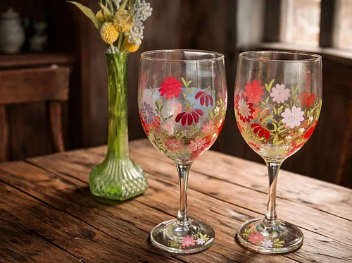 Painted Wine Glasses Workshop