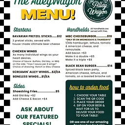 Mon/Tues Food Truck: The Alley Wagon