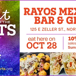 Eat for the Arts at Rayo’s Mexican Bar & Grill