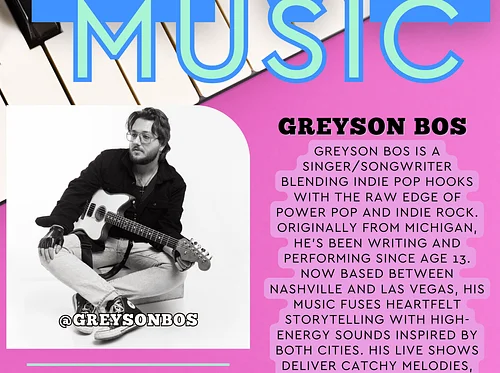 Live Music: Greyson Bos