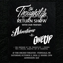 THE THOUGHTLIFE, ADVENTURER, ONE UP, RON ROBINSON