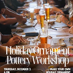 Holiday Ornament Pottery Class with Cruz Creations