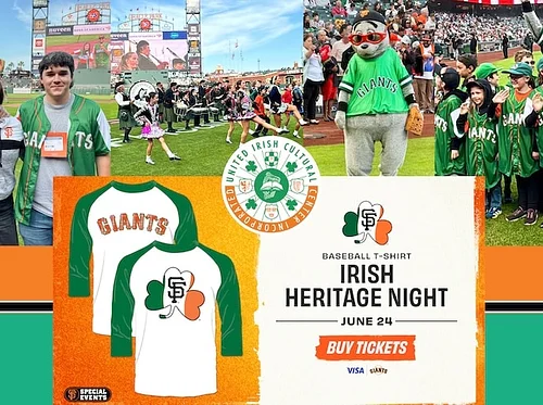 Irish Heritage Night at the Giants game