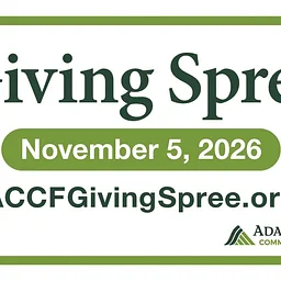 Support us at the Adams County Foundation Giving Spree!