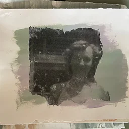 Acrylic Paint Image Transfer Art