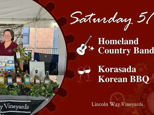 Saturday Tunes and Food with Homeland Country Band and Korasada Korean BBQ