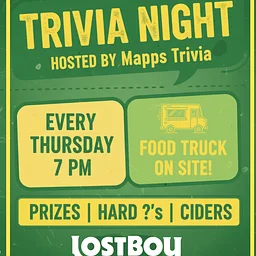 Trivia Night at Lost Boy Cider