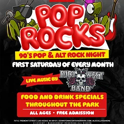 POP ROCKS 90’S POP ROCK & ALT ROCK NIGHT