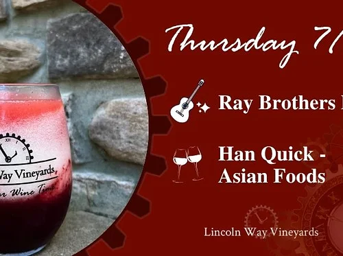 Thursday Night Escape with Ray Brothers Duo and Han Quick – Asian Foods