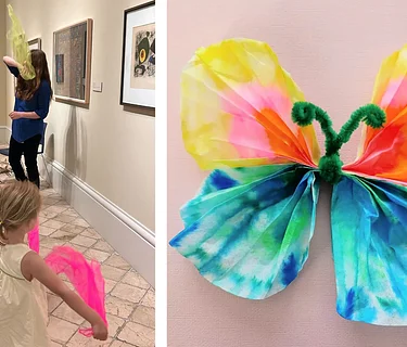 Preschool Playdate – Coffee Filter Butterflies