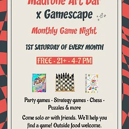 Madrone x Gamescape: Monthly Game Night