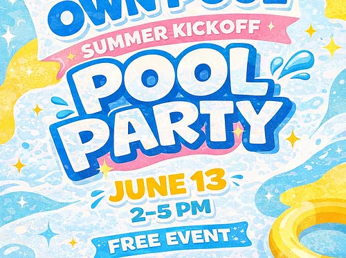💦☀️ BRING YOUR OWN POOL PARTY + Sip & Shop ☀️💦