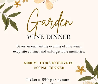 Garden Wine Dinner