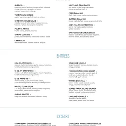 New Year’s Eve Dinner