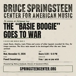 The “Basie Boogie” Goes to War: V-Discs and WWII