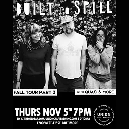 Built to Spill Fall 2026 Tour