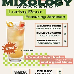 F The Bar: Mixology Workshop - Featuring Jameson