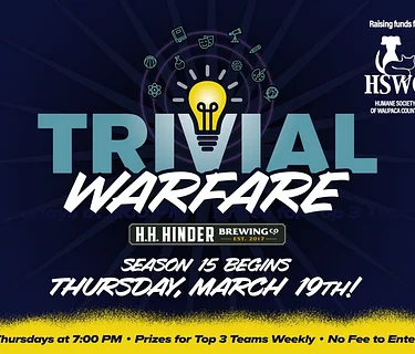Trivial Warfare - Season 15 - at H.H. HINDER Brewing Co.