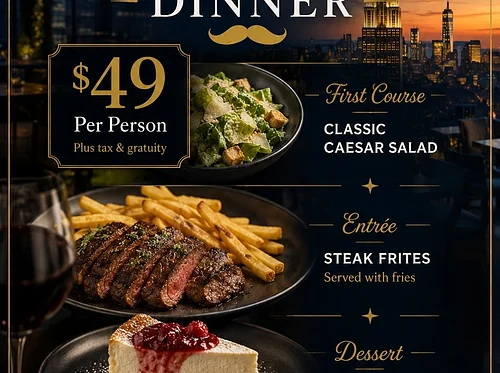 FATHER’S DAY PRIX FIXE DINNER @ 230 FIFTH ROOFTOP