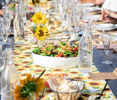 Sunflower Dinner at The Stable