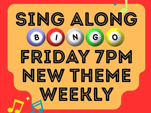 Sing Along Music Bingo