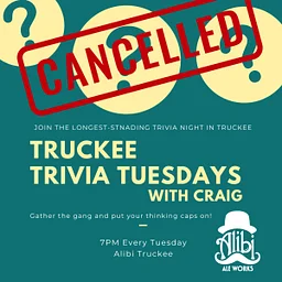 CANCELLED (Oct 27 Only): Truckee Trivia Tuesdays