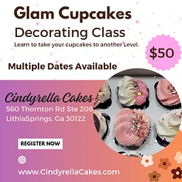 Glam Cupcake Class.