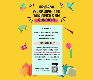 Origami Workshop for Beginners